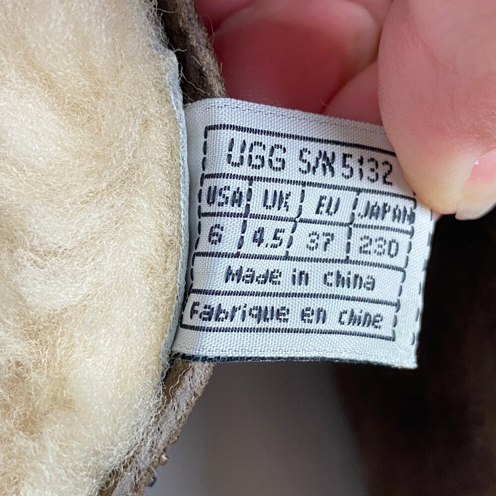 Ugg Cargo III Suede Boots Brown Women's Size 6 - Picture 9 of 16